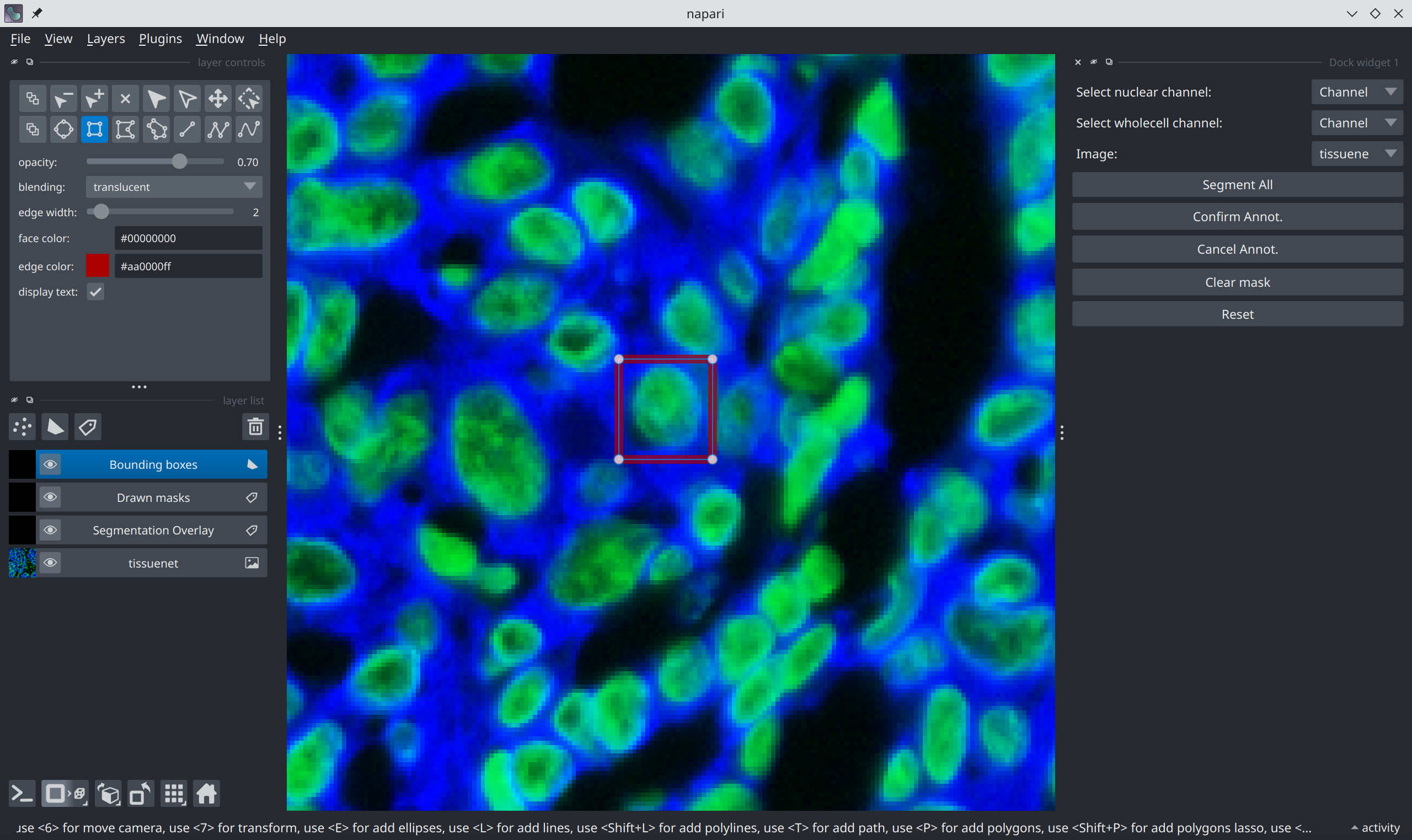 napari-select-cell